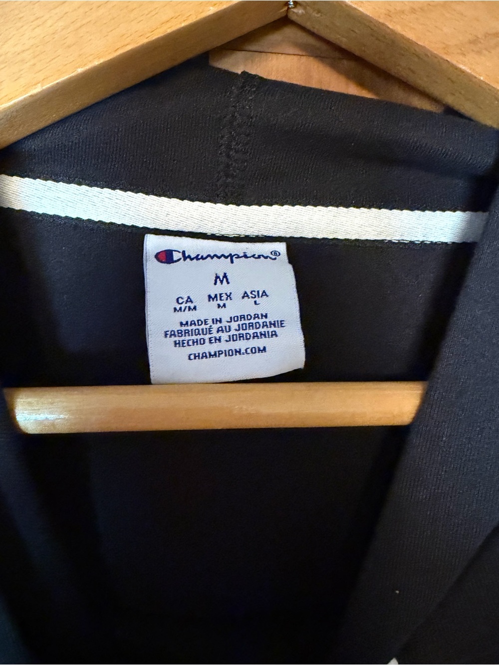 Wake Forest Champion Black Hoodie Sweatshirt - Picture 7 of 7